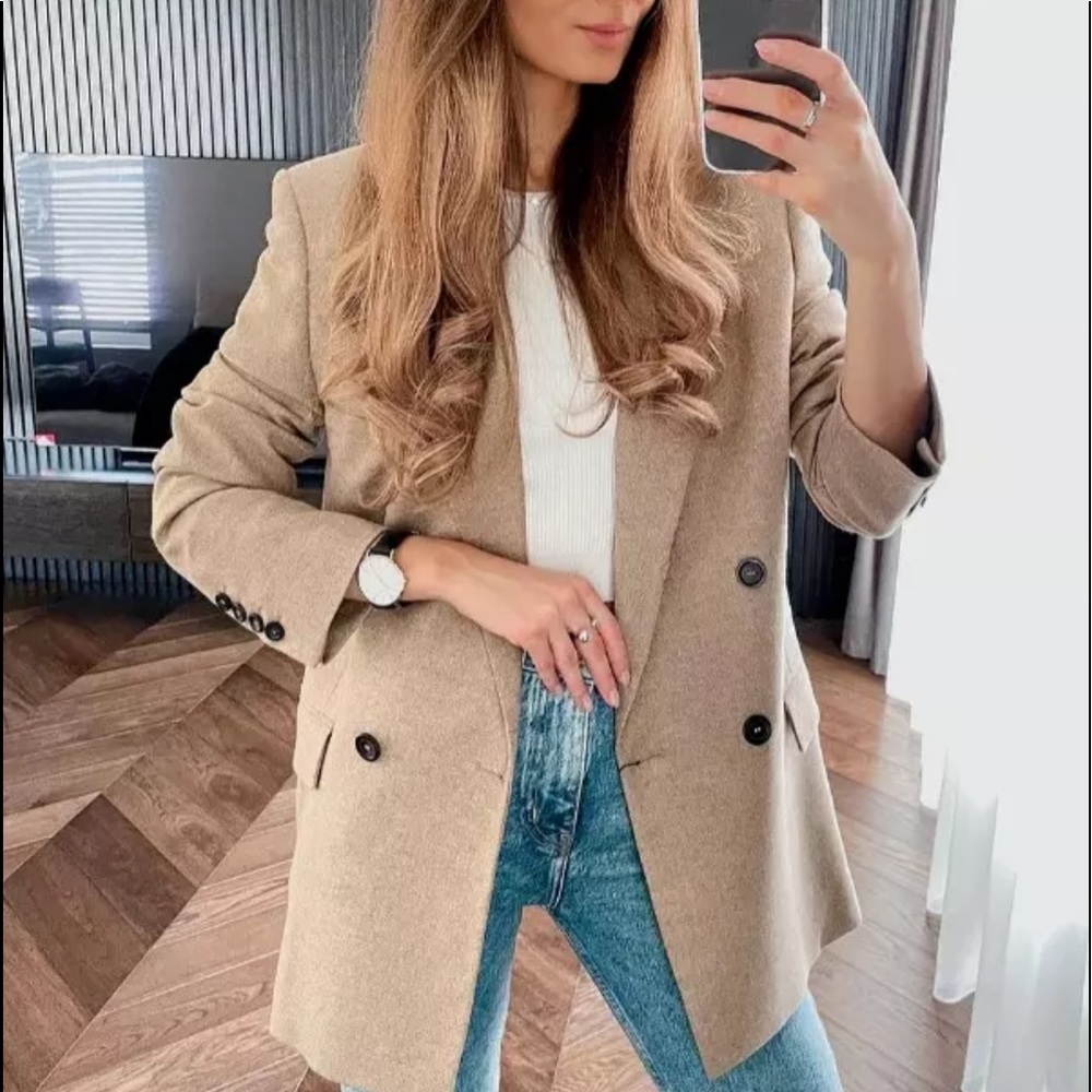 Zara Tan Blazer
